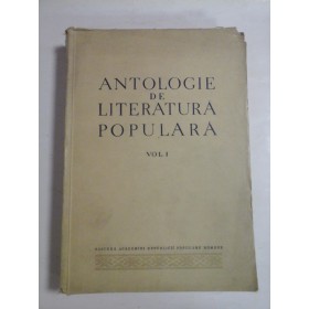 ANTOLOGIE DE LITERATURA POPULARA 